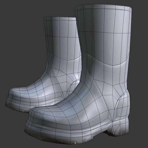 Workman Steelcap Rubber Boot Free 3d Models