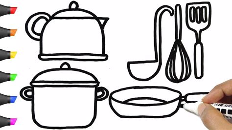 Some of the coloring page names are coloring kitchen utensils coloring img 19079, set of kitchen utensils kitchen drawing kitchen utensils kitchen objects, large tea pot colouring in 2019 tea pots coloring coloring, bakery clip art at vector clip art online royalty public domain. Drawing Utensils | Free download on ClipArtMag
