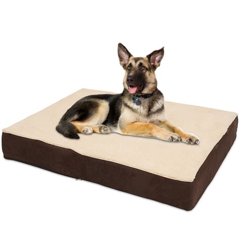But the best orthopedic dog beds for large breeds, on the other hand, usually provide. Kopeks Rectangular Orthopedic Memory Foam Dog Bed, Brown ...