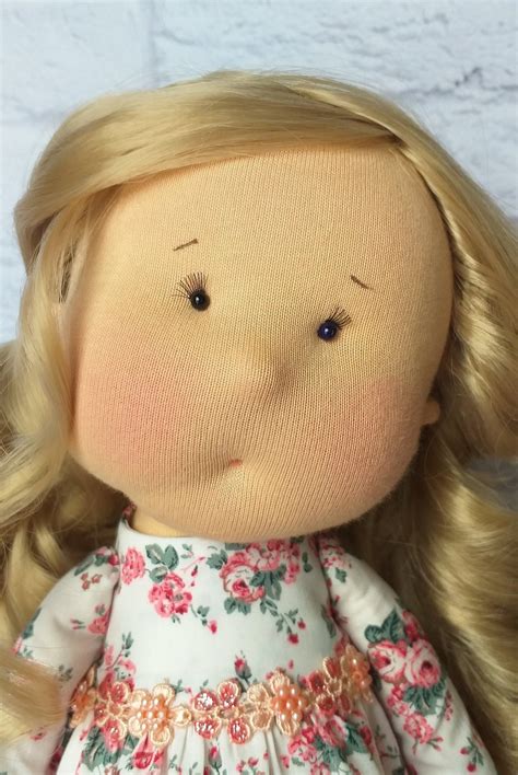Handmade Soft Toy Rag Doll A Great T For Mom On Etsy