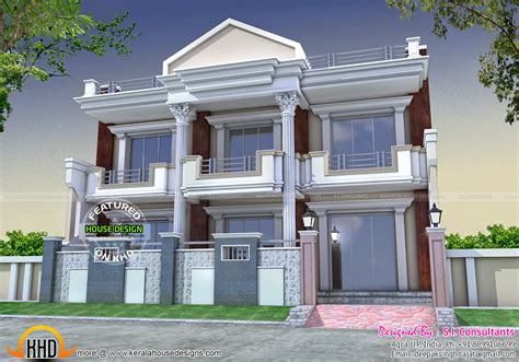 However these drawings are crucial inside defining the living spots and traffic flow. Long front pillar home design | Kerala home design ...