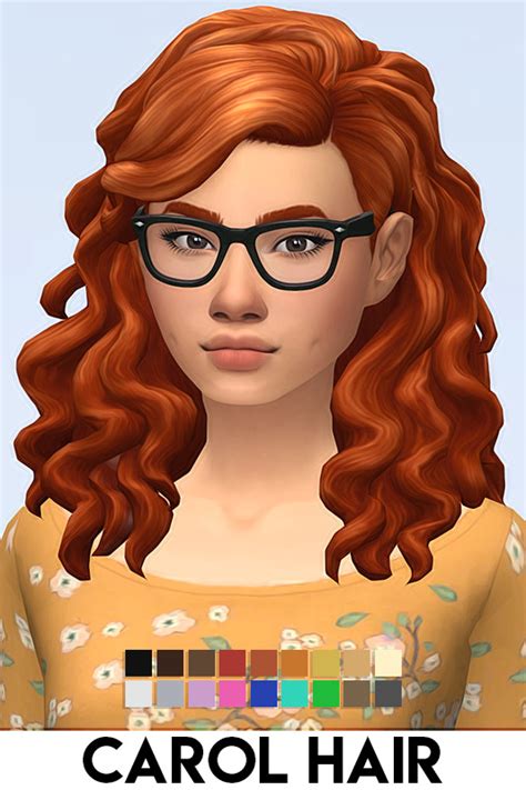 Imvikai Carol Hair ~ Sims 4 Hairs
