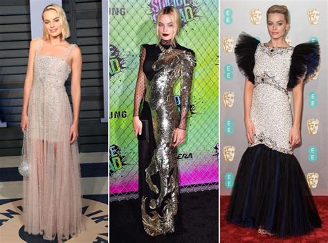Photos Margot Robbies Best And Most Daring Red Carpet Looks