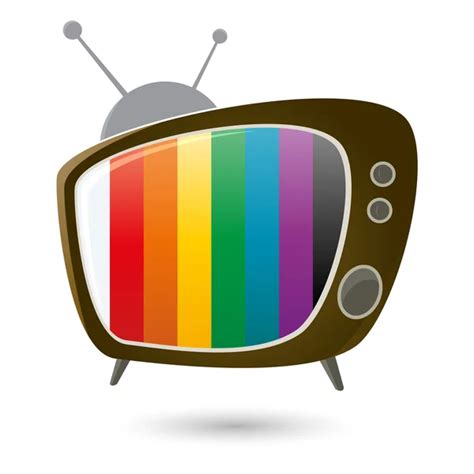 Old Fashion Tv Clipart Image