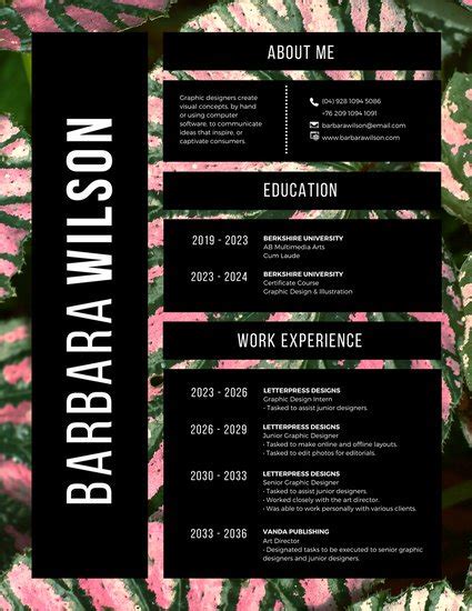 15 contoh cv curriculum vitae daftar riwayat hidup terlengkap. 30+ Contoh CV Kreatif - Canva