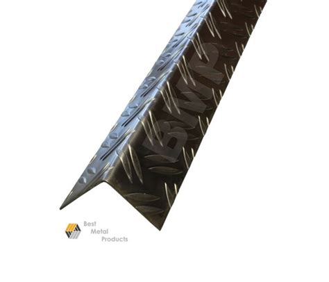 Aluminium Diamond Plate Corner Wall Guards Angle Edge 2 X 2 X 48