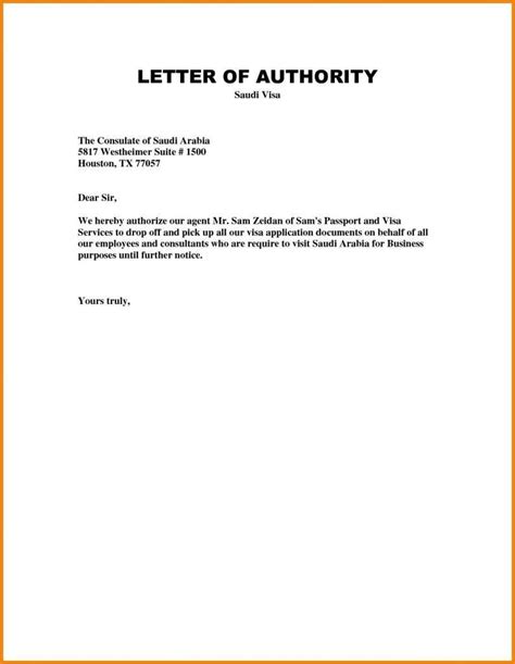 Sample Of Authorization Letter Examples Template In Pdf Authorization