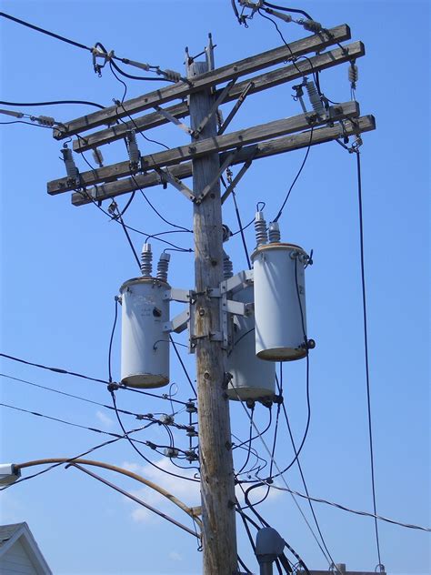 Commonly called telephone poles, utility poles carry a lot more than just phone service. File:Utility pole transformers.jpg - Wikipedia