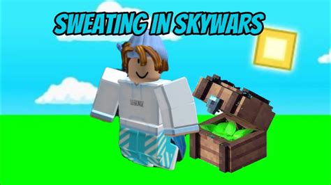 Sweating In Roblox Bedwars Youtube