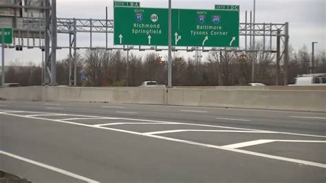 Northern Virginia Leaders Want North And South Express Lanes All Day On