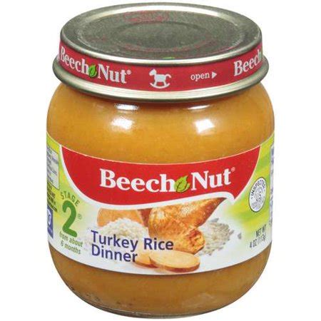 Welcome to stage 3 baby food recipes :). Beech Nut Turkey Rice Dinner Stage 2 Baby Food, 4 oz ...