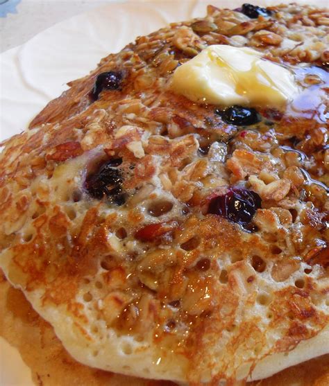 The English Kitchen Blueberry And Granola Buttermilk Pancakes
