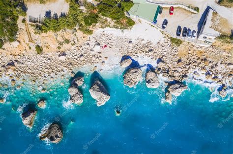 Premium Photo Aerial View Of Kalamitsi Beach Ionian Sea Lefkada