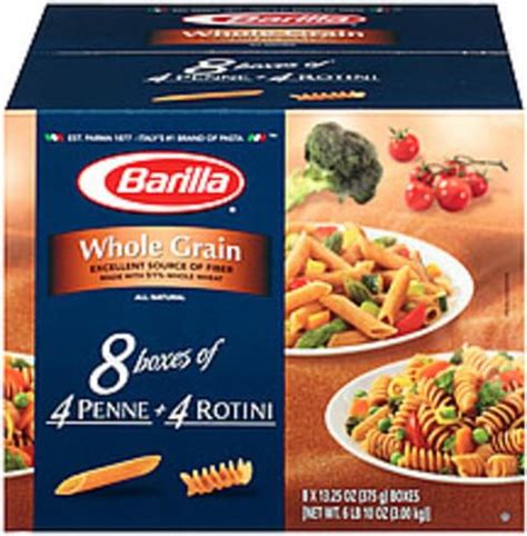 Barilla Whole Grain Penne Rotini Pasta Oz Nutrition