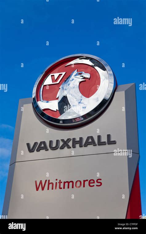 Vauxhall Main Dealers Sign London Uk Stock Photo Alamy