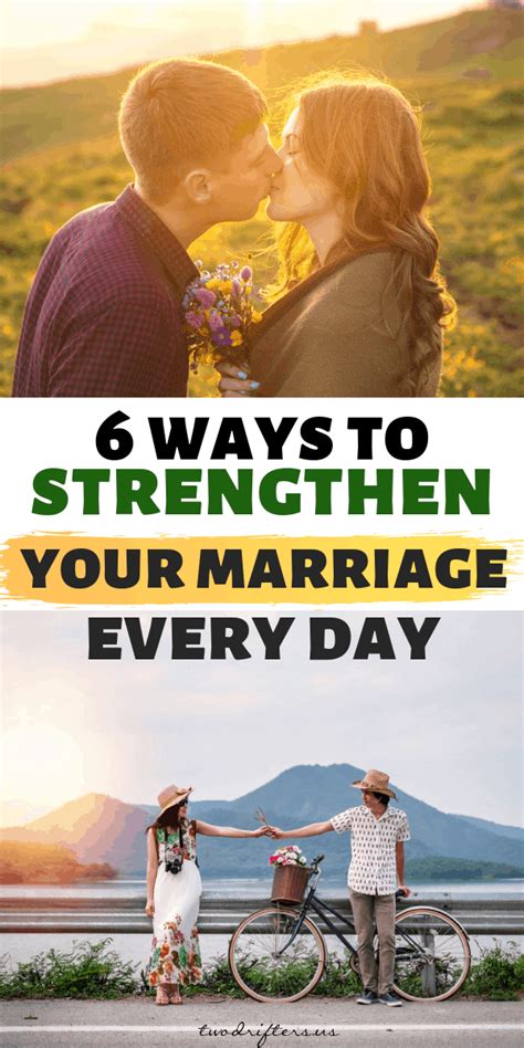 how to strengthen your marriage 6 simple things to do every day two drifters