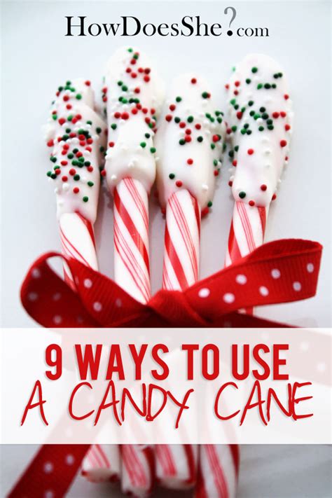 Even if it's just a candy, it can remind you of some pretty important stuff. 9 Ways to use a candy cane! | How Does She