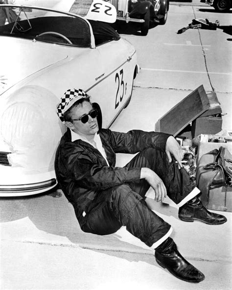 James Dean Next To His Porsche 550 Spyder 1955 Photographic Print