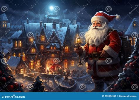 Vintage Style Christmas Poster Stock Illustration - Illustration of