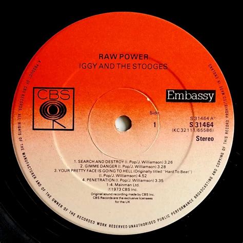 Iggy Pop Raw Power Album Tewssurfing