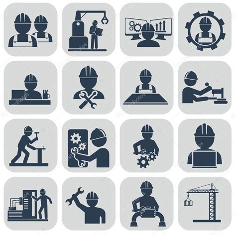 Engineering Icons Set Stock Vector Image By ©royalty 72136695