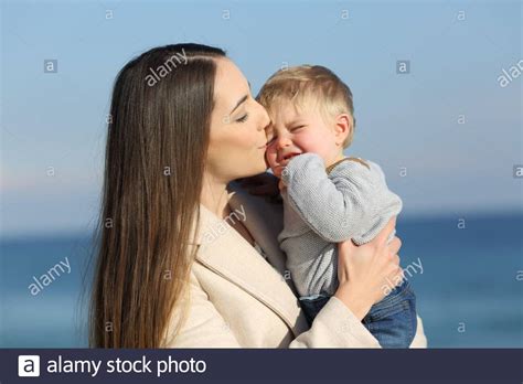 Kissing Son On Beach Hi Res Stock Photography And Images Alamy