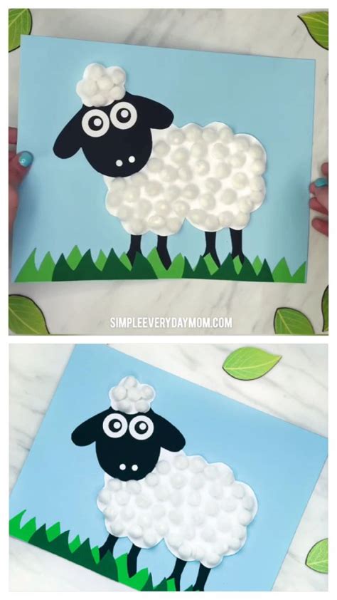 Easy Pom Pom Sheep Craft Sheep Crafts Kids Art Projects Preschool