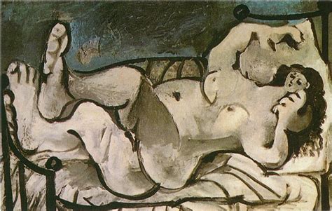 Lying Female Nude 1964 Pablo Picasso WikiArt Org