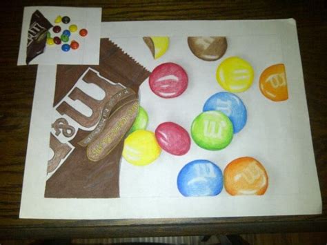 Colored Pencil Candy Still Life Candy Drawing Middle School Art
