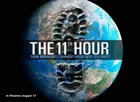 Leonardo dicaprio, kenny ausubel, thom hartmann and others. Caring for Creation - The 11th Hour