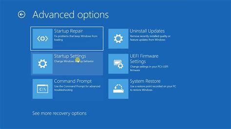 5 Ways To Access Advanced Startup Options Menu In Windows 10 Youtube