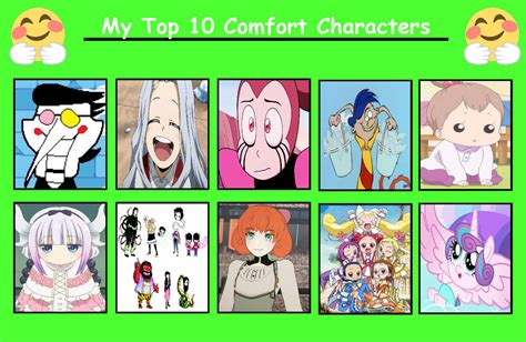 My Top 10 Comfort Characters By Theastutedevil On Deviantart