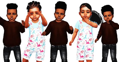Ebonix Toddler Starter Kit Pt2 Sims 4 Toddler Sims 4 Cc Kids