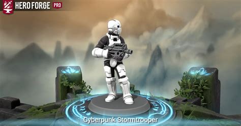 Cyberpunk Stormtrooper Made With Hero Forge