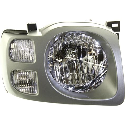 Replacement Nissan Xterra Headlight Passenger Side With Bulb Se Model N