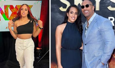 dwayne ‘the rock johnson s daughter simone makes history after wwe debut becomes first ever
