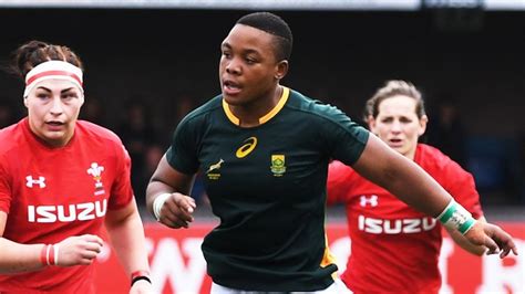 Watch Live Four Players On Springbok Womens Debut Against Scotland