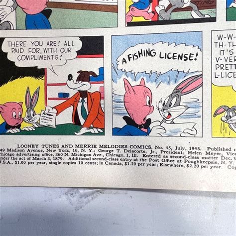 Lot 159 Looney Tunes Merrie Melodies Comics 1944 No 45 Slocal