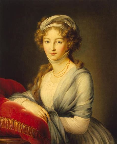 Portrait Of Yelizaveta Alekseyevna Painting By Elisabeth Louise Vigee