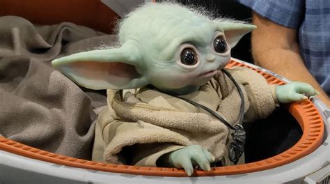 This Life Size Baby Yoda Animatronic Can Be Yours For 100000