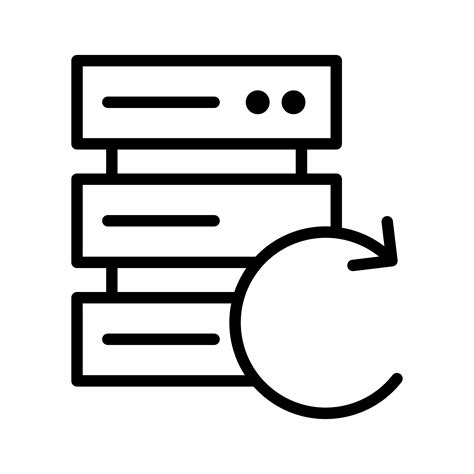 Database Backup Icon 1511694 Vector Art At Vecteezy