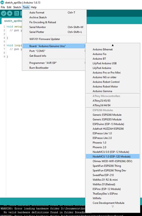 How To Program The Esp8266 Wifi Modules With The Arduino Ide Part 1 Of