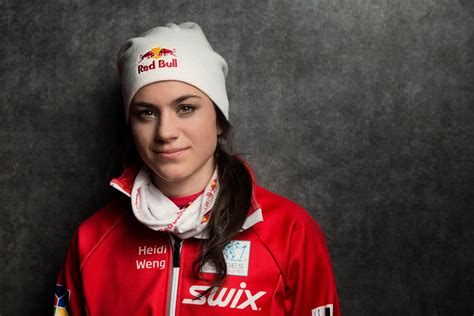 So far, weng has won the bronze olympic medal in the 15 km skiathlon. Heidi Weng skal løpe for de som ikke kan! - Bilde | Red Bull
