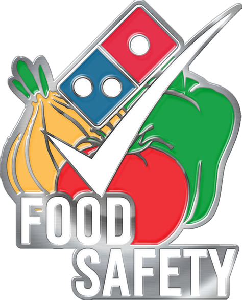 1in Enamel Pin Food Safety 2712