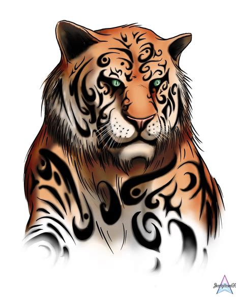 55 Latest Tribal Tiger Tattoos