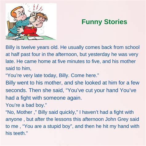 Funny Short Stories Short Jokes For Kids Short Humor Humorous Short