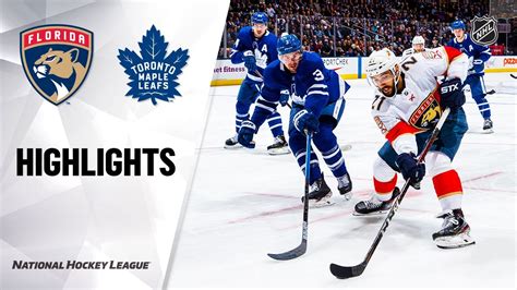 Nhl Highlights Panthers Maple Leafs 2320 Youtube