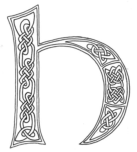 Celtic Letters Az Free Printable Irish And Celtic Symbols Collection