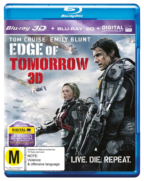 Edge Of Tomorrow 3d Blu Ray 3d Blu Ray Uv Buy Now At Mighty Ape Nz
