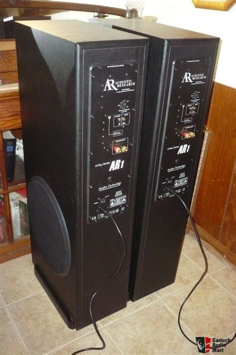 Acoustic Research Hi Res Series Ar1 Towers With Built In Amp And Sub